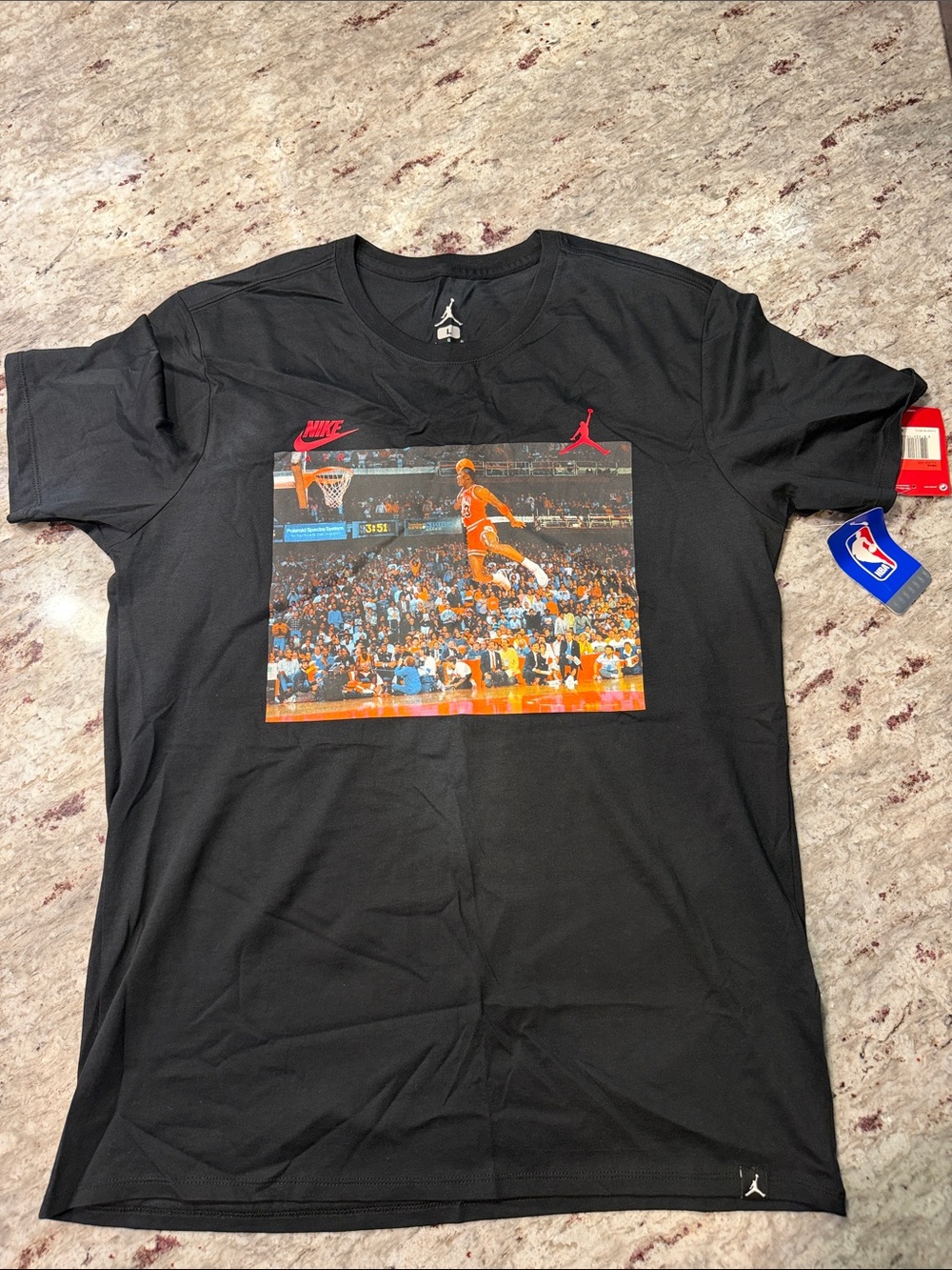 Jordan Nike Free throw dunk shirt 3:51. Highly sought after. Brand new with tags